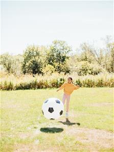 Adventure Sports Ultimate XL Fodbold 76cm - oppustelig hoppebold-4