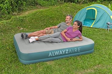 AlwayzAire Fortech Luftmadras m/Genopladelig Pumpe 203x152x36 cm(2023)-4