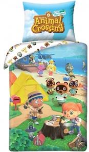 Animal Crossing Sengetøj – 140x200 cm – 100 procent bomuld