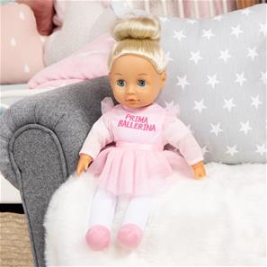 Anna Prima Ballerina Dukke 33 cm med blødt krop og søvnige øjne-3