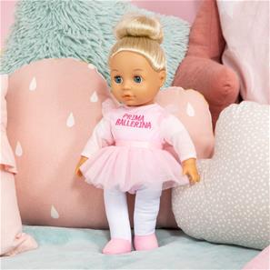 Anna Prima Ballerina Dukke 33 cm med blødt krop og søvnige øjne-4