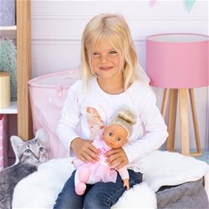Anna Prima Ballerina Dukke 33 cm med blødt krop og søvnige øjne-7