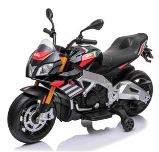 Aprilia Tuono V4 Motorcykel til Børn 12V med gummihjul