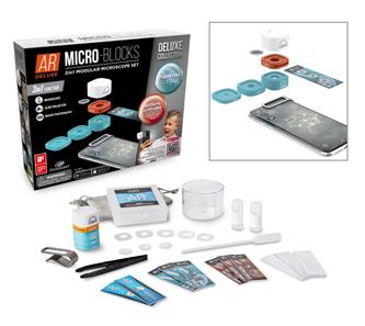 AR Micro-Blocks 3i1 modulært mikroskop sæt til mobilen - Deluxe-2