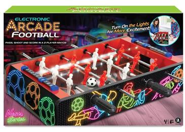 Arcade Bordfodbold Neon med LED-Lys-2