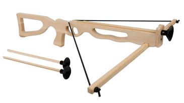 Armbrøst i eletræ m/3 pile 60 cm-2