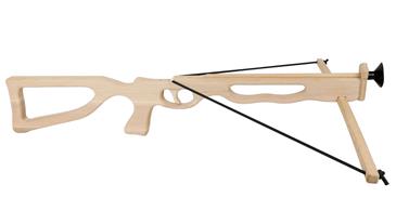 Armbrøst i eletræ m/3 pile 60 cm-3