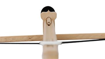 Armbrøst i eletræ m/3 pile 60 cm-5