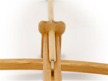 Armbrøst i olieret eletræ m/3 pile 57 cm-8