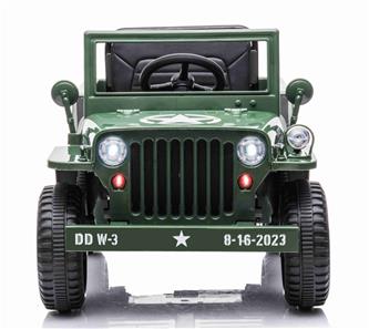 Army Classic Adventure m/4x12V Motor + Gummihjul + Lædersæde-4