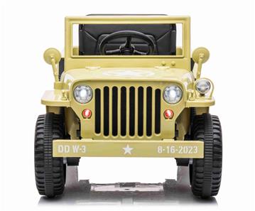 Army Classic Adventure m/4x12V Motor + Gummihjul + Lædersæde-6