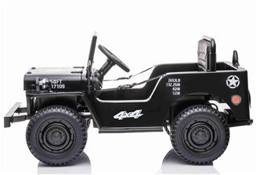 Army Classic Adventure m/4x12V Motor + Gummihjul + Lædersæde-2