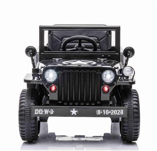 Army Classic Adventure m/4x12V Motor + Gummihjul + Lædersæde-3