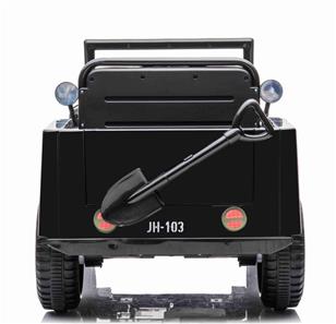 Army Classic Adventure m/4x12V Motor + Gummihjul + Lædersæde-5
