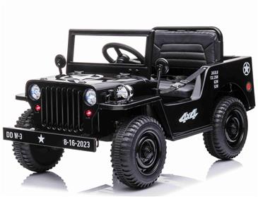 Army Classic Adventure m/4x12V Motor + Gummihjul + Lædersæde-7