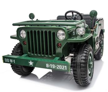 Army Classic Adventure XXL m/3 sæder + 4x12V Motor + Gummihjul -5