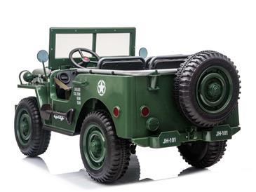 Army Classic Adventure XXL m/3 sæder + 4x12V Motor + Gummihjul -7
