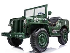 Army Classic Adventure XXL m/3 sæder + 4x24V Motor + Gummihjul