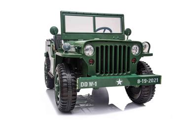 Army Classic Adventure XXL m/3 sæder + 4x24V Motor + Gummihjul -4