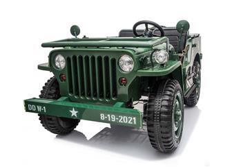 Army Classic Adventure XXL m/3 sæder + 4x24V Motor + Gummihjul -7