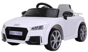 Audi TT RS ELBil til børn 12V m/2.4G Fjernbetjening, Hvid