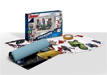 Avengers 3D Vægdekoration - Wallstickers / Tapet-3