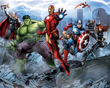 Avengers Assemble  tapet 243 x 305 cm-2