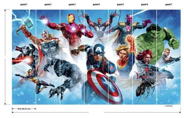 Avengers Kunst Galleri Tapet 320 x 183 cm-3