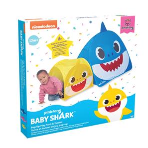 Baby Shark Pop-Op Legetelt og tunnel-2
