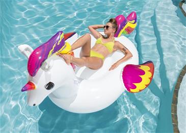 Badedyr Fantasy ''Unicorn'' 224 x 164 cm-2