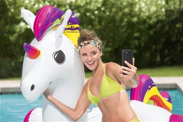Badedyr Fantasy ''Unicorn'' 224 x 164 cm-3