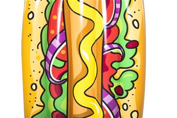 Badedyr ''Hotdog'' 190 x 109 cm-4