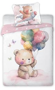 Bamse Cuddles Junior Sengetøj 100x135 cm - 100% Bomuld