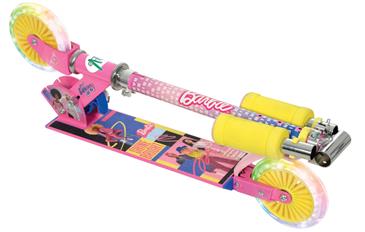 Barbie Foldbart Løbehjul med LED-lyshjul-2