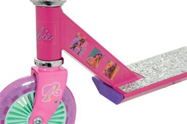 Barbie Havfrue Løbehjul med Pailletter og glitter til børn-7