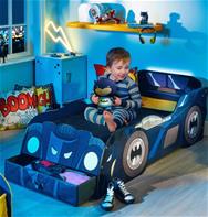 Batman Batmobile m/Lys Junior børneseng (140cm)