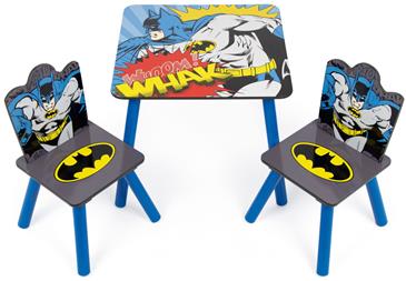 Batman Classic Træ bord med stole
