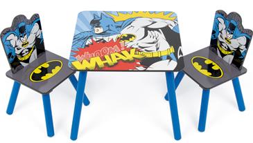 Batman Classic Træ bord med stole-7