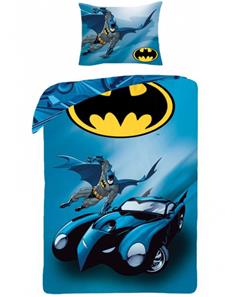 Batman Sengetøj 2i1 Design - 100 Procent Bomuld