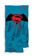 Batman Superman Badehåndklæde - 100 procent bomuld