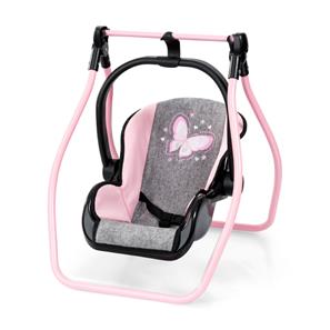 Bayer Design Buggy Dukke klapvogn Mega Sæt, Grå/Pink-3