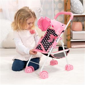 Bayer Design Buggy Dukke klapvogn Mega Sæt, Pink Hjerter-15