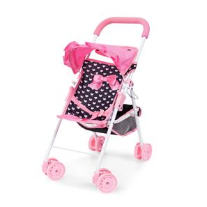 Bayer Design Buggy Dukke klapvogn Mega Sæt, Pink Hjerter-3