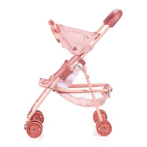 Bayer Design Buggy Dukke klapvogn Mega Sæt, støvet rosa-16