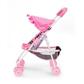 Bayer Design Buggy Dukke Paraplyklapvogn, Pink Hjerter-8
