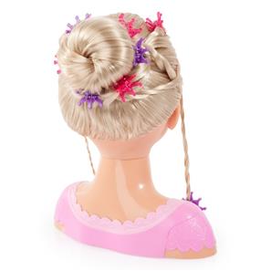 Charlene Super Model Sminke og Frisørhoved, Blond-10