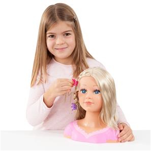 Charlene Super Model Sminke og Frisørhoved, Blond-17