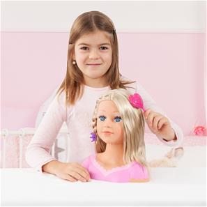 Charlene Super Model Sminke og Frisørhoved, Blond-6