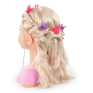 Charlene Super Model Sminke og Frisørhoved, Blond-9