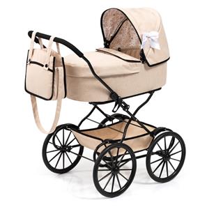 Bayer Design Classic Deluxe dukkevogn, Beige-10